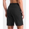 image:imageG Gradual 7 9 11 Womens Hiking Shorts 4 Pockets Lightweight Quick Dry Cargo Shorts Water Resistant Golf Summer WalkingBlack