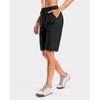 image:imageG Gradual 7 9 11 Womens Hiking Shorts 4 Pockets Lightweight Quick Dry Cargo Shorts Water Resistant Golf Summer WalkingBlack