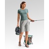 image:imageG Gradual 7 9 11 Womens Hiking Shorts 4 Pockets Lightweight Quick Dry Cargo Shorts Water Resistant Golf Summer WalkingBright Grey