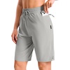 image:imageG Gradual 7 9 11 Womens Hiking Shorts 4 Pockets Lightweight Quick Dry Cargo Shorts Water Resistant Golf Summer WalkingBright Grey
