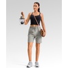 image:imageG Gradual 7 9 11 Womens Hiking Shorts 4 Pockets Lightweight Quick Dry Cargo Shorts Water Resistant Golf Summer WalkingBright Grey