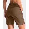 image:imageG Gradual 7 9 11 Womens Hiking Shorts 4 Pockets Lightweight Quick Dry Cargo Shorts Water Resistant Golf Summer WalkingChestnut Brown