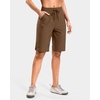 image:imageG Gradual 7 9 11 Womens Hiking Shorts 4 Pockets Lightweight Quick Dry Cargo Shorts Water Resistant Golf Summer WalkingChestnut Brown