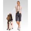 image:imageG Gradual 7 9 11 Womens Hiking Shorts 4 Pockets Lightweight Quick Dry Cargo Shorts Water Resistant Golf Summer WalkingDark Grey
