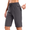 image:imageG Gradual 7 9 11 Womens Hiking Shorts 4 Pockets Lightweight Quick Dry Cargo Shorts Water Resistant Golf Summer WalkingDark Grey