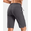 image:imageG Gradual 7 9 11 Womens Hiking Shorts 4 Pockets Lightweight Quick Dry Cargo Shorts Water Resistant Golf Summer WalkingDark Grey