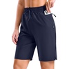 image:imageG Gradual 7 9 11 Womens Hiking Shorts 4 Pockets Lightweight Quick Dry Cargo Shorts Water Resistant Golf Summer WalkingDark Navy