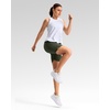 image:imageG Gradual 7 9 11 Womens Hiking Shorts 4 Pockets Lightweight Quick Dry Cargo Shorts Water Resistant Golf Summer WalkingDark Olive