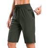 image:imageG Gradual 7 9 11 Womens Hiking Shorts 4 Pockets Lightweight Quick Dry Cargo Shorts Water Resistant Golf Summer WalkingDark Olive