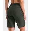 image:imageG Gradual 7 9 11 Womens Hiking Shorts 4 Pockets Lightweight Quick Dry Cargo Shorts Water Resistant Golf Summer WalkingDark Olive
