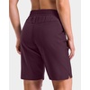 image:imageG Gradual 7 9 11 Womens Hiking Shorts 4 Pockets Lightweight Quick Dry Cargo Shorts Water Resistant Golf Summer WalkingDark Wine