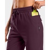 image:imageG Gradual 7 9 11 Womens Hiking Shorts 4 Pockets Lightweight Quick Dry Cargo Shorts Water Resistant Golf Summer WalkingDark Wine