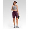 image:imageG Gradual 7 9 11 Womens Hiking Shorts 4 Pockets Lightweight Quick Dry Cargo Shorts Water Resistant Golf Summer WalkingDark Wine
