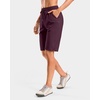 image:imageG Gradual 7 9 11 Womens Hiking Shorts 4 Pockets Lightweight Quick Dry Cargo Shorts Water Resistant Golf Summer WalkingDark Wine