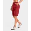image:imageG Gradual 7 9 11 Womens Hiking Shorts 4 Pockets Lightweight Quick Dry Cargo Shorts Water Resistant Golf Summer WalkingDeep Red