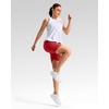 image:imageG Gradual 7 9 11 Womens Hiking Shorts 4 Pockets Lightweight Quick Dry Cargo Shorts Water Resistant Golf Summer WalkingDeep Red