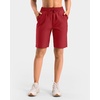 image:imageG Gradual 7 9 11 Womens Hiking Shorts 4 Pockets Lightweight Quick Dry Cargo Shorts Water Resistant Golf Summer WalkingDeep Red