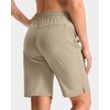 image:imageG Gradual 7 9 11 Womens Hiking Shorts 4 Pockets Lightweight Quick Dry Cargo Shorts Water Resistant Golf Summer WalkingLight Khaki Green