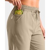 image:imageG Gradual 7 9 11 Womens Hiking Shorts 4 Pockets Lightweight Quick Dry Cargo Shorts Water Resistant Golf Summer WalkingLight Khaki Green