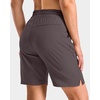 image:imageG Gradual 7 9 11 Womens Hiking Shorts 4 Pockets Lightweight Quick Dry Cargo Shorts Water Resistant Golf Summer WalkingTea Dusty Purple