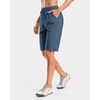 image:imageG Gradual 7 9 11 Womens Hiking Shorts 4 Pockets Lightweight Quick Dry Cargo Shorts Water Resistant Golf Summer WalkingTibetan Blue Grey
