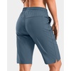 image:imageG Gradual 7 9 11 Womens Hiking Shorts 4 Pockets Lightweight Quick Dry Cargo Shorts Water Resistant Golf Summer WalkingTibetan Blue Grey