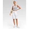 image:imageG Gradual 7 9 11 Womens Hiking Shorts 4 Pockets Lightweight Quick Dry Cargo Shorts Water Resistant Golf Summer WalkingWhite