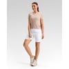 image:imageG Gradual 7 9 11 Womens Hiking Shorts 4 Pockets Lightweight Quick Dry Cargo Shorts Water Resistant Golf Summer WalkingWhite