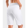 image:imageG Gradual 7 9 11 Womens Hiking Shorts 4 Pockets Lightweight Quick Dry Cargo Shorts Water Resistant Golf Summer WalkingWhite