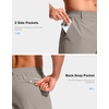 image:imageG Gradual Mens Golf Shorts with 3 Pockets 9 Lightweight Stretch Quick Dry Casual Dress Work Shorts for MenCarbon Dust