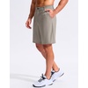 image:imageG Gradual Mens Golf Shorts with 3 Pockets 9 Lightweight Stretch Quick Dry Casual Dress Work Shorts for MenCarbon Dust