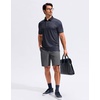 image:imageG Gradual Mens Golf Shorts with 3 Pockets 9 Lightweight Stretch Quick Dry Casual Dress Work Shorts for MenDark Grey