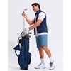 image:imageG Gradual Mens Golf Shorts with 3 Pockets 9 Lightweight Stretch Quick Dry Casual Dress Work Shorts for MenDusty Blue