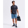 image:imageG Gradual Mens Golf Shorts with 3 Pockets 9 Lightweight Stretch Quick Dry Casual Dress Work Shorts for MenDusty Blue