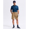 image:imageG Gradual Mens Golf Shorts with 3 Pockets 9 Lightweight Stretch Quick Dry Casual Dress Work Shorts for MenDusty Khaki