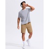 image:imageG Gradual Mens Golf Shorts with 3 Pockets 9 Lightweight Stretch Quick Dry Casual Dress Work Shorts for MenDusty Khaki