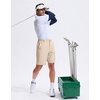 image:imageG Gradual Mens Golf Shorts with 3 Pockets 9 Lightweight Stretch Quick Dry Casual Dress Work Shorts for MenLight Khaki