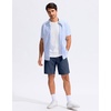 image:imageG Gradual Mens Golf Shorts with 3 Pockets 9 Lightweight Stretch Quick Dry Casual Dress Work Shorts for MenNavy