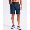 image:imageG Gradual Mens Golf Shorts with 3 Pockets 9 Lightweight Stretch Quick Dry Casual Dress Work Shorts for MenNavy