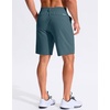 image:imageG Gradual Mens Golf Shorts with 3 Pockets 9 Lightweight Stretch Quick Dry Casual Dress Work Shorts for MenNight Sky Blue