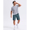 image:imageG Gradual Mens Golf Shorts with 3 Pockets 9 Lightweight Stretch Quick Dry Casual Dress Work Shorts for MenNight Sky Blue