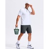 image:imageG Gradual Mens Golf Shorts with 3 Pockets 9 Lightweight Stretch Quick Dry Casual Dress Work Shorts for MenSteel Gray