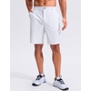 image:imageG Gradual Mens Golf Shorts with 3 Pockets 9 Lightweight Stretch Quick Dry Casual Dress Work Shorts for MenWhite