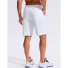 image:imageG Gradual Mens Golf Shorts with 3 Pockets 9 Lightweight Stretch Quick Dry Casual Dress Work Shorts for MenWhite
