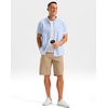 image:imageG Gradual Mens Shorts 11 Lightweight Casual Shorts for Men with 3 Pockets Summer Quick Dry Breathable Golf ShortsHeather KhakiXL