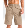 image:imageG Gradual Mens Shorts 11 Lightweight Casual Shorts for Men with 3 Pockets Summer Quick Dry Breathable Golf ShortsHeather KhakiXL