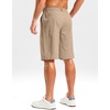 image:imageG Gradual Mens Shorts 11 Lightweight Casual Shorts for Men with 3 Pockets Summer Quick Dry Breathable Golf ShortsHeather KhakiXL
