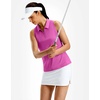 image:imageG Gradual Womens Golf Shirt Racerback Tank Zip Up Athletic Sleeveless Top Tennis Pickleball Cooling Polo Shirts Lightweight Heather Rose Large