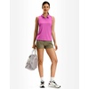 image:imageG Gradual Womens Golf Shirt Racerback Tank Zip Up Athletic Sleeveless Top Tennis Pickleball Cooling Polo Shirts Lightweight Heather Rose Large
