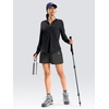 image:imageG Gradual Womens Sun Protection Jackets Lightweight Zip Up Hoodies 4 Pockets UPF 50 Sun Shirt Hiking Beach Athletic WorkoutBlack